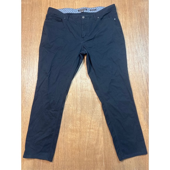 Michael Kors Other - Michael Kors Parker Slim Fit Black Pants Mens 36/30 Cotton Blend Five Pocket
